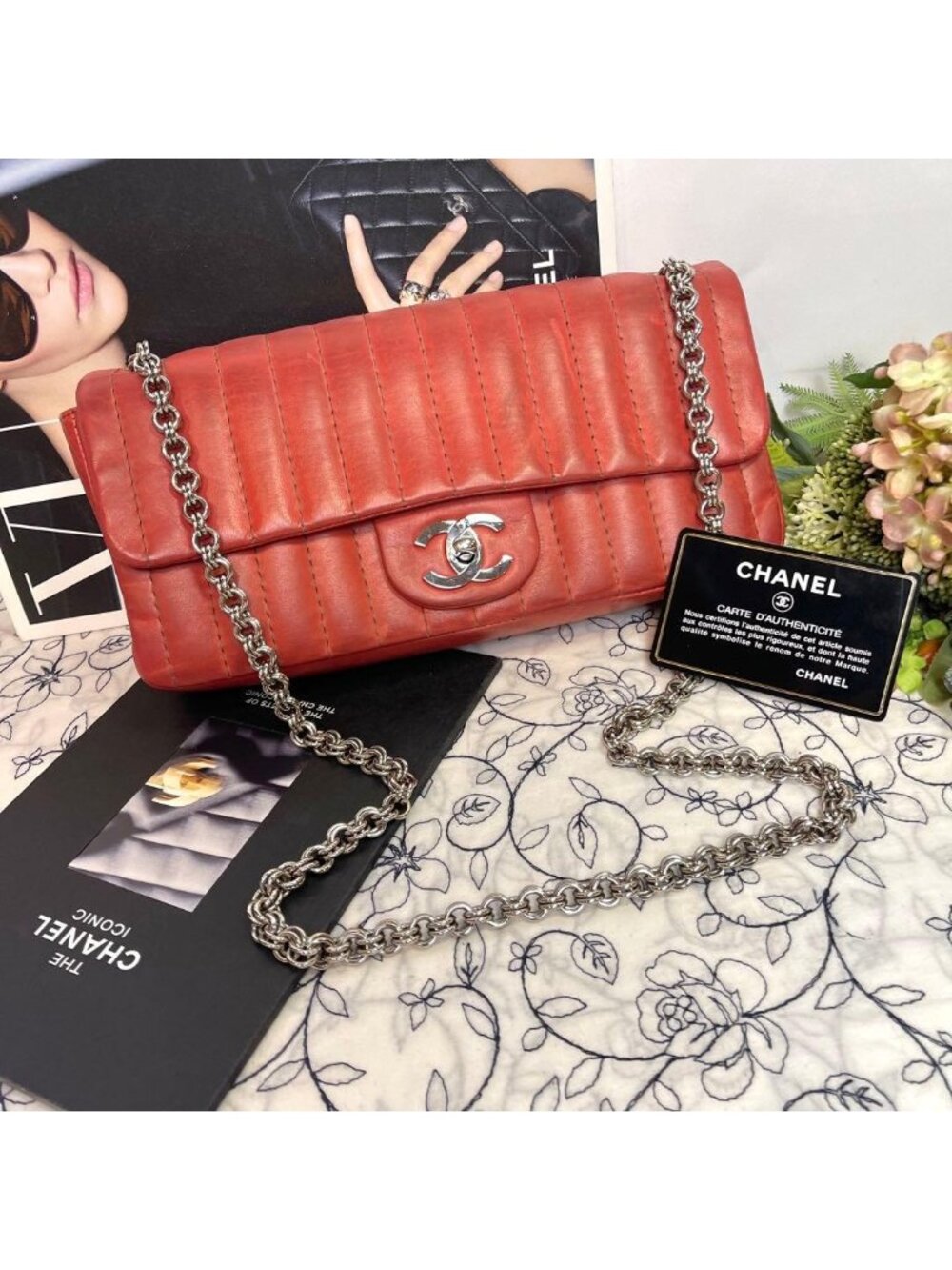 Chanel Mademoiselle Double Flap Chain